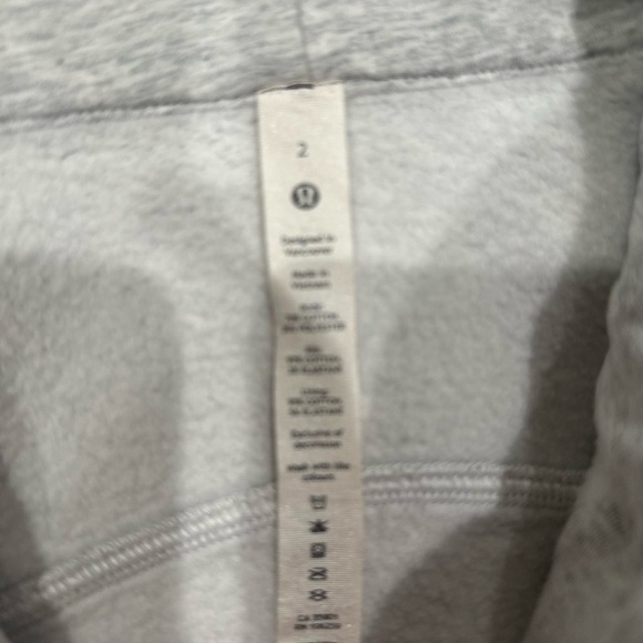 Lululemon Athletica Light Gray Hoodie - Picture 3 of 3